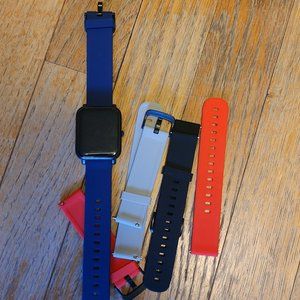 Amazfit Smart watch with multiple bands.